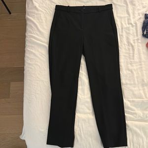 J.Crew Black High Rise Cameron pant in four-season stretch. Size 10